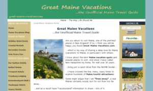 Great-maine-vacations.com thumbnail