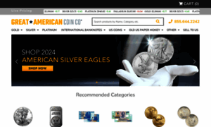 Greatamericancoincompany.com thumbnail