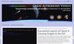 Greatastronomyvideos.com thumbnail