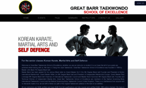 Greatbarr-taekwondo.co.uk thumbnail