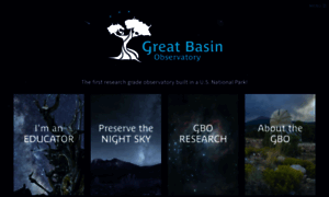 Greatbasinobservatory.org thumbnail