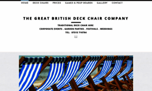 Greatbritishdeckchair.co.uk thumbnail