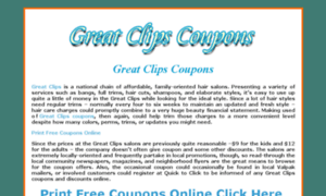 Greatclipscoupons.net thumbnail