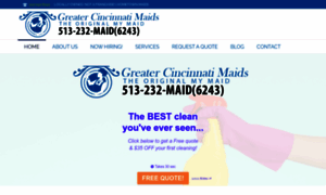 Greatercincinnatimaids.com thumbnail