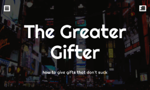 Greatergifter.wordpress.com thumbnail