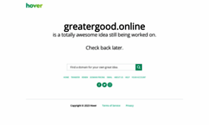 Greatergood.online thumbnail
