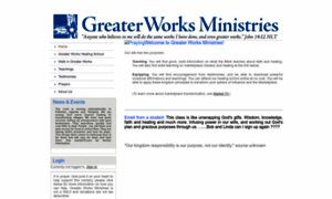 Greaterworksministries.us thumbnail