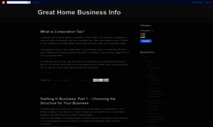 Greathomebusinessinfo.blogspot.com thumbnail