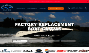 Greatlakesboattop.com thumbnail