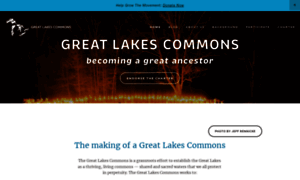 Greatlakescommonsmap.org thumbnail