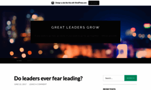 Greatleadersgrow.wordpress.com thumbnail