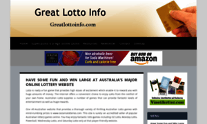 Greatlottoinfo.com thumbnail