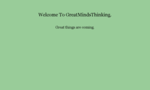 Greatmindsthinking.com thumbnail