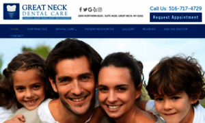 Greatneckdentalcare.com thumbnail