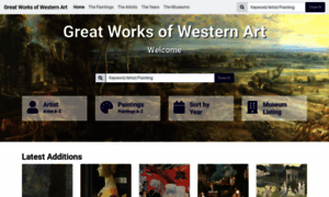 Greatworksofwesternart.net thumbnail