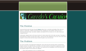 Greedoscreations.googlepages.com thumbnail