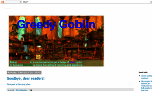 Greedygoblin.blogspot.ca thumbnail