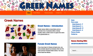 Greek-names.info thumbnail