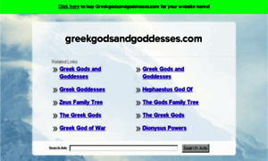 Greekgodsandgoddesses.com thumbnail