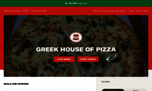 Greekhousepizzarockland.com thumbnail