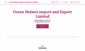 Green-helmet-import-and-export-limited.business.site thumbnail