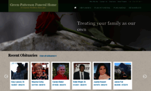 Green-pattersonfuneralhome.com thumbnail