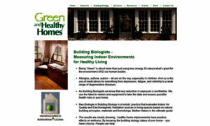 Greenandhealthyhomes.net thumbnail