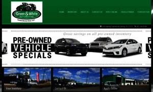 Greenandwhiteautosales.com thumbnail