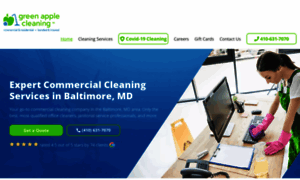 Greenapplecleaningmd.com thumbnail