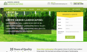 Greenarborlandscaping.com thumbnail