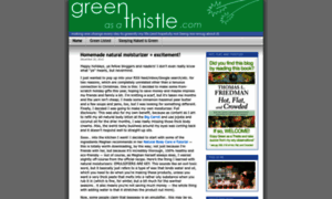 Greenasathistle.com thumbnail