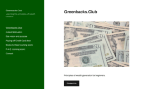 Greenbacks.club thumbnail