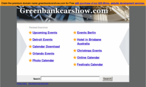 Greenbankcarshow.com thumbnail