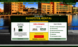 Greenbaydumpsterrental.com thumbnail