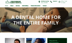 Greenbrierfamilydental.com thumbnail