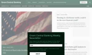 Greencentralbanking.com thumbnail