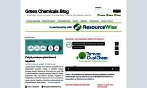 Greenchemicalsblog.com thumbnail