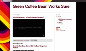 Greencoffeebeanworks.blogspot.com thumbnail