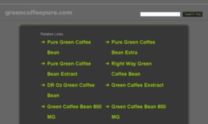 Greencoffeepure.com thumbnail