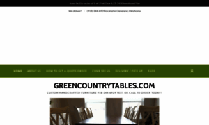 Greencountrytables.com thumbnail