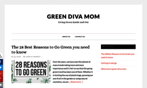 Greendivamom.com thumbnail