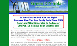 Greendiysolar.com thumbnail