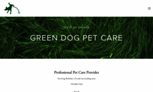 Greendogpetcare.com thumbnail