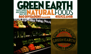 Greenearthnaturalfoods.com thumbnail