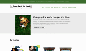 Greenearthpetfood.com thumbnail