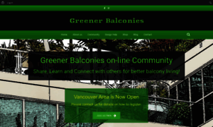 Greenerbalconies.com thumbnail