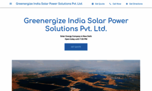 Greenergize-india-solar-power-solutions.business.site thumbnail