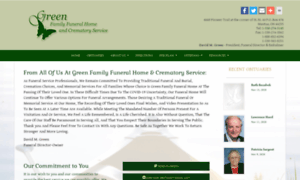 Greenfamilyfuneralhome.com thumbnail