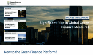 Greenfinanceplatform.org thumbnail