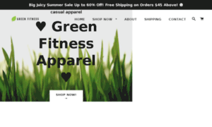 Greenfitnessapparel.com thumbnail